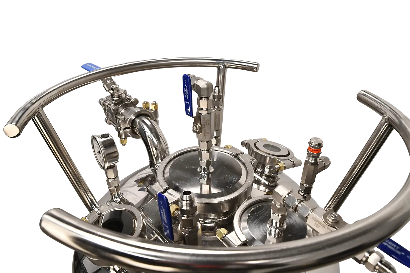 156lb ASME Double-Jacketed Solvent Tank or Collection Vessel | V1 | Assembled