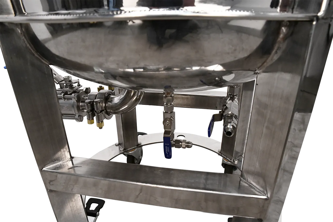 156lb ASME Double-Jacketed Solvent Tank or Collection Vessel | V1 | Assembled