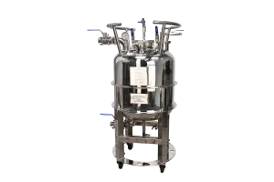 156lb ASME Double-Jacketed Solvent Tank or Collection Vessel | V1 | Assembled