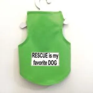367T Daisy & Lucy Rescue is My Favorite Dog Tank
