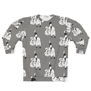 80s Music Icon Johnny Marr Grey Sweatshirt