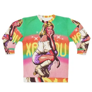 80s Retro Vintage Sweatshirt - Xanadu Inspired Fashion