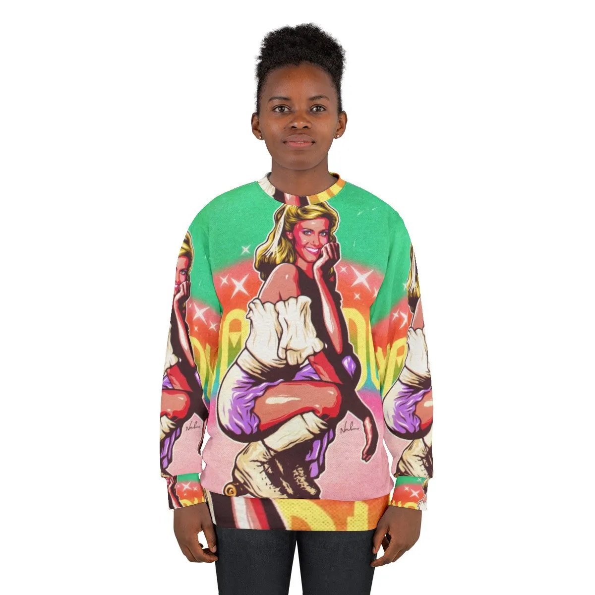 80s Retro Vintage Sweatshirt - Xanadu Inspired Fashion