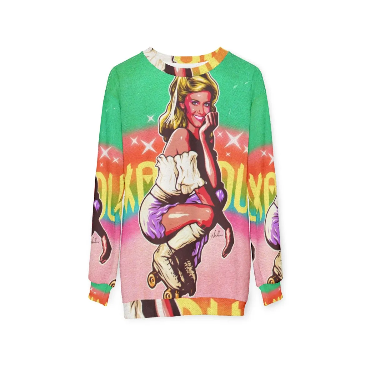 80s Retro Vintage Sweatshirt - Xanadu Inspired Fashion