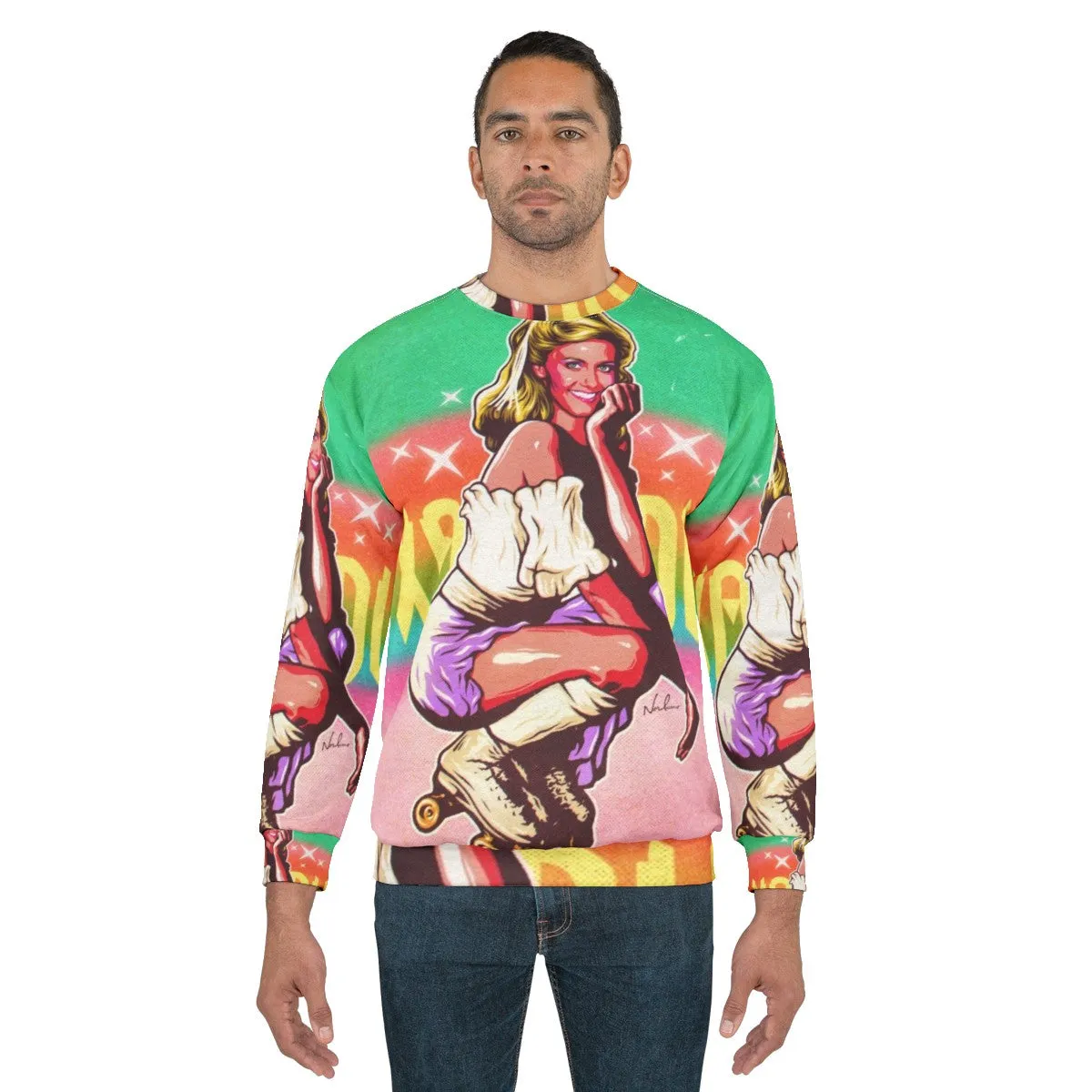 80s Retro Vintage Sweatshirt - Xanadu Inspired Fashion