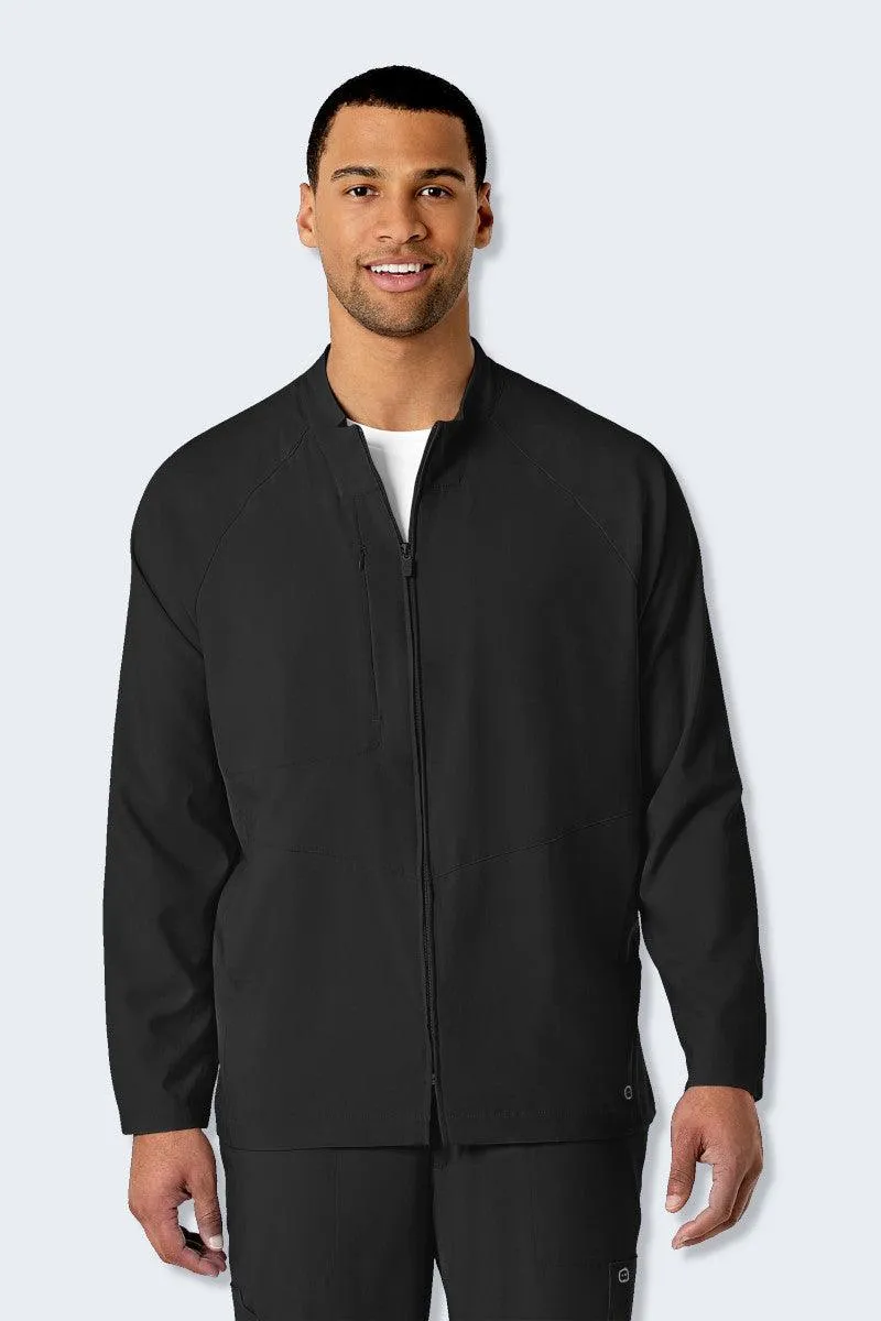 8355 WonderWink W123 Men's Zip Front Warm Up Jacket