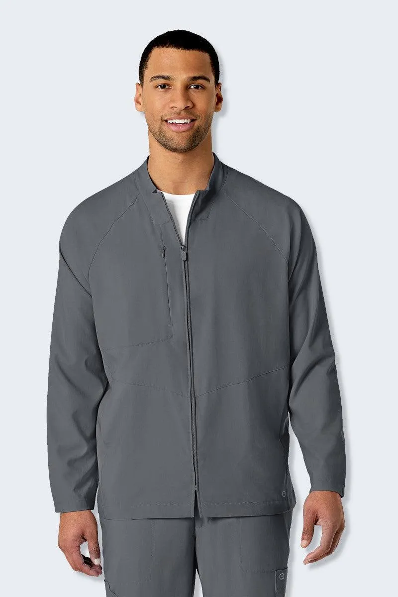 8355 WonderWink W123 Men's Zip Front Warm Up Jacket