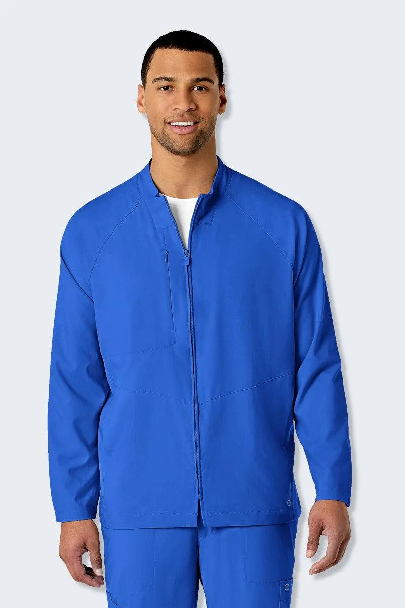 8355 WonderWink W123 Men's Zip Front Warm Up Jacket