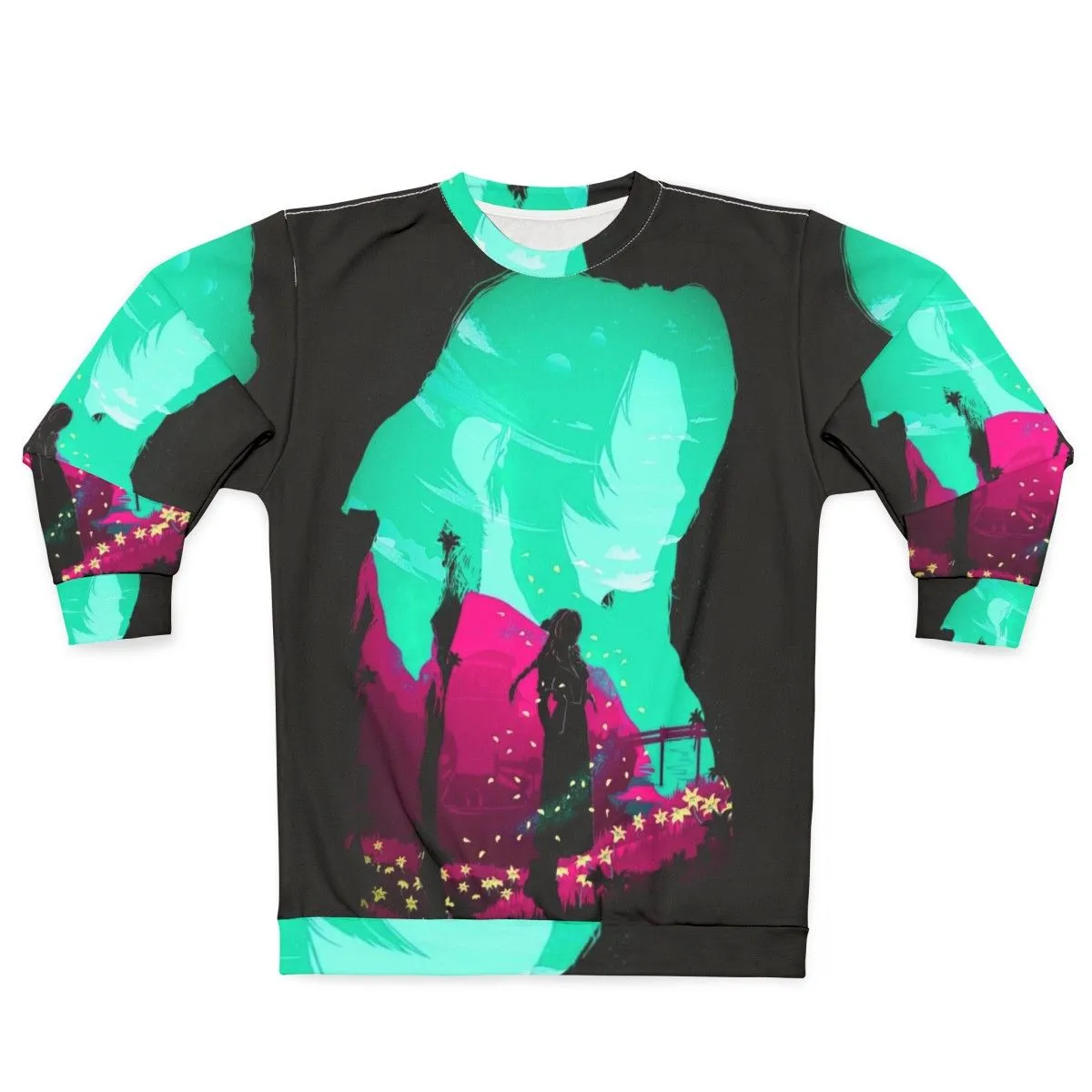 Aerith Fantasy Sweatshirt - Final Fantasy VII Inspired Apparel