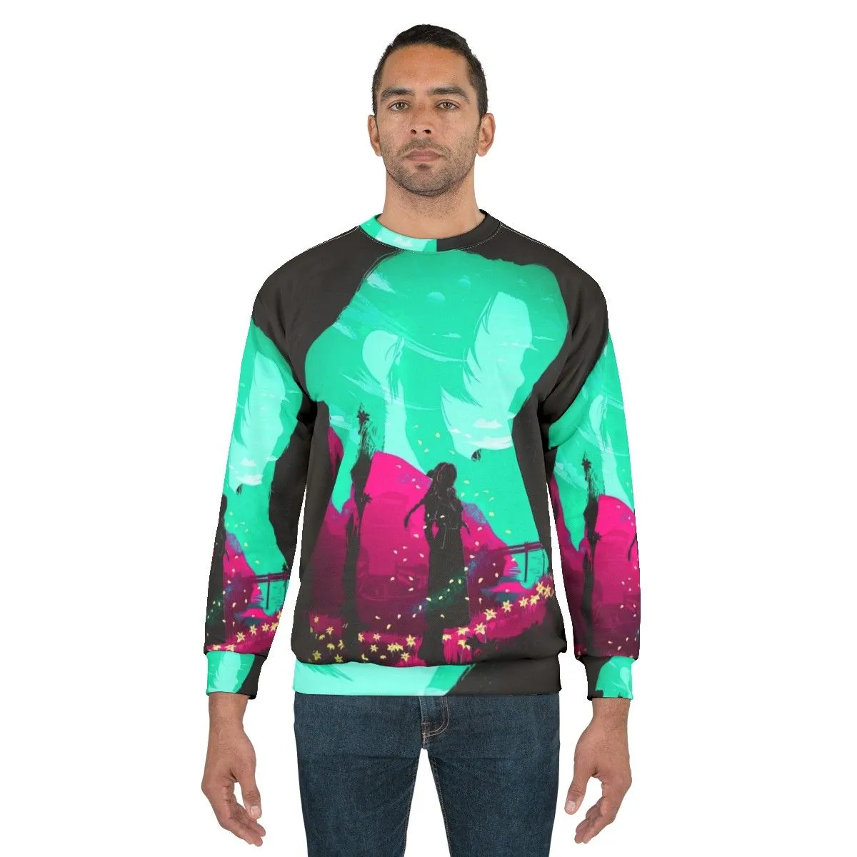 Aerith Fantasy Sweatshirt - Final Fantasy VII Inspired Apparel