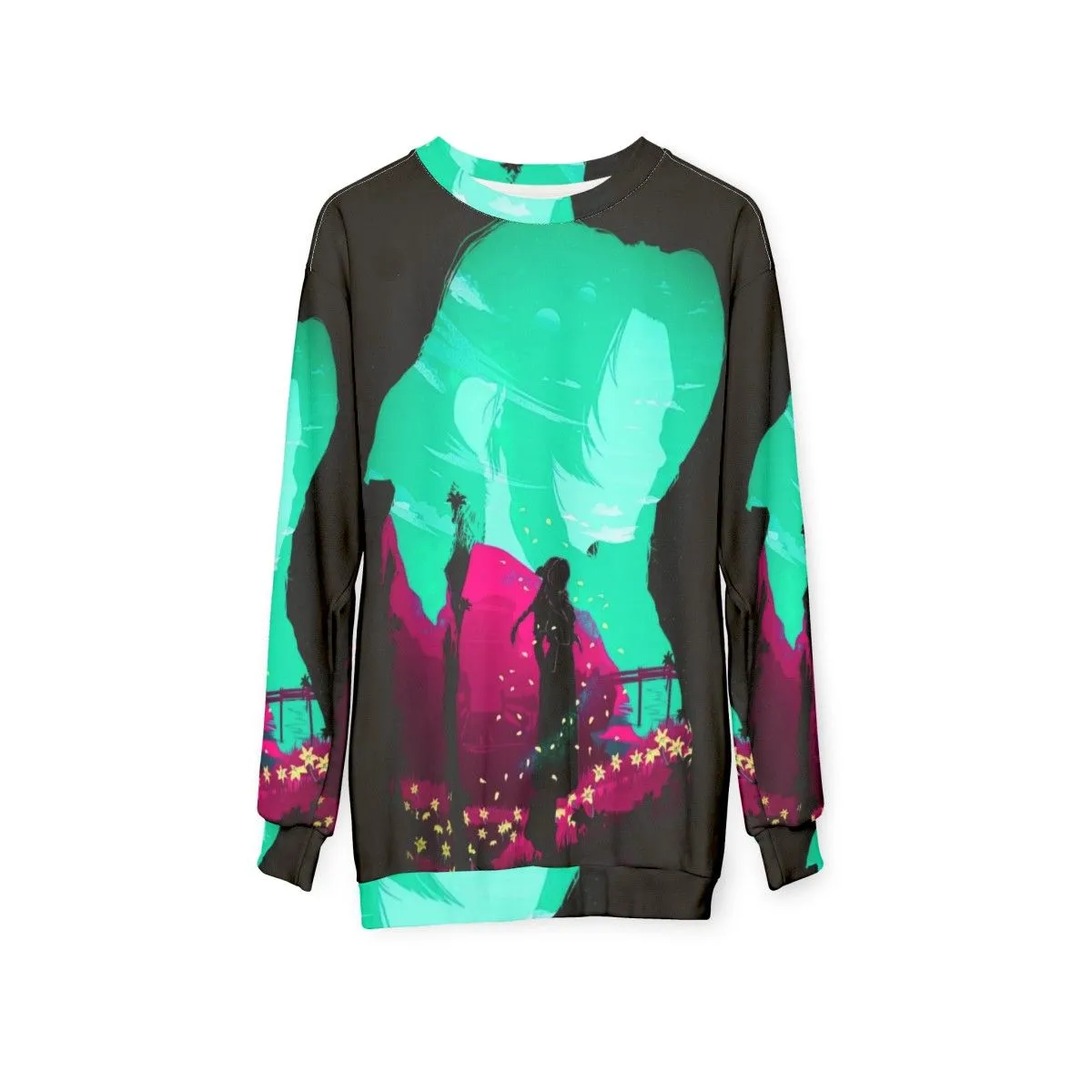Aerith Fantasy Sweatshirt - Final Fantasy VII Inspired Apparel