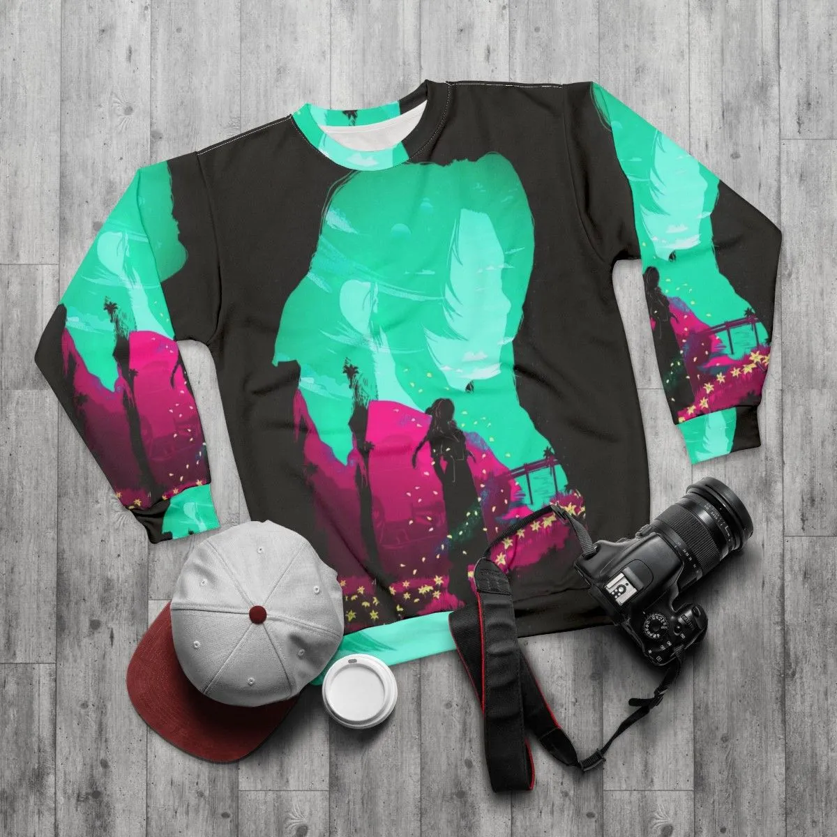 Aerith Fantasy Sweatshirt - Final Fantasy VII Inspired Apparel