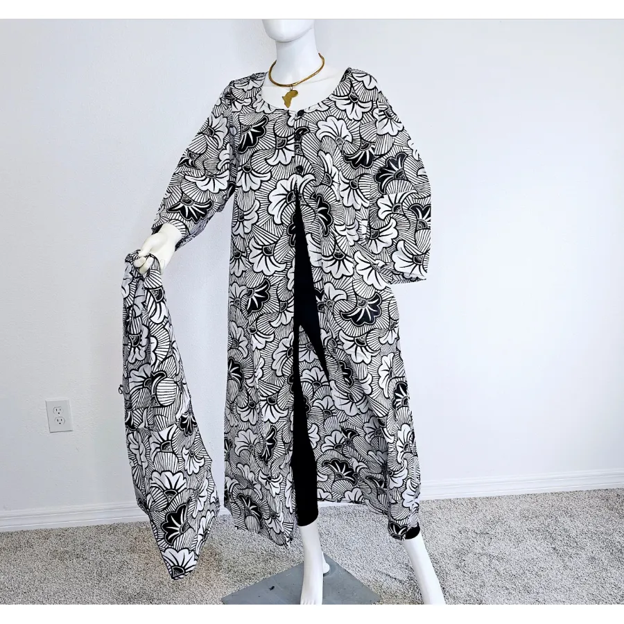 African Ankara Kimono