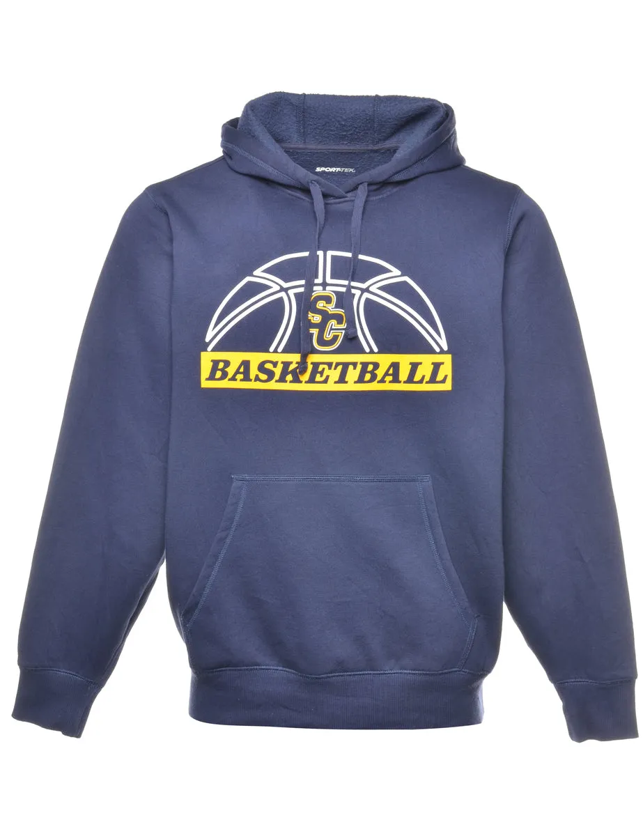 Basketball Printed Hoodie - M