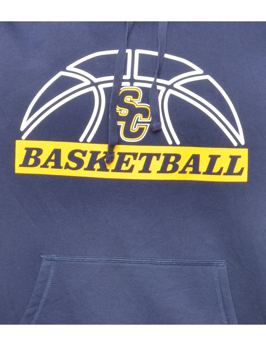 Basketball Printed Hoodie - M