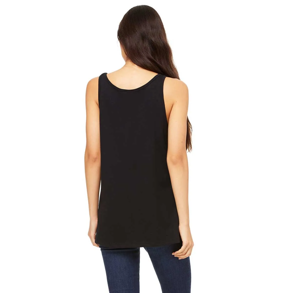 Bella   Canvas Women's Black Relaxed Jersey Tank