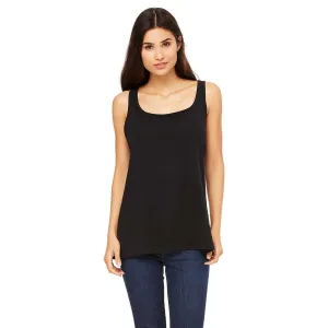 Bella   Canvas Women's Black Relaxed Jersey Tank
