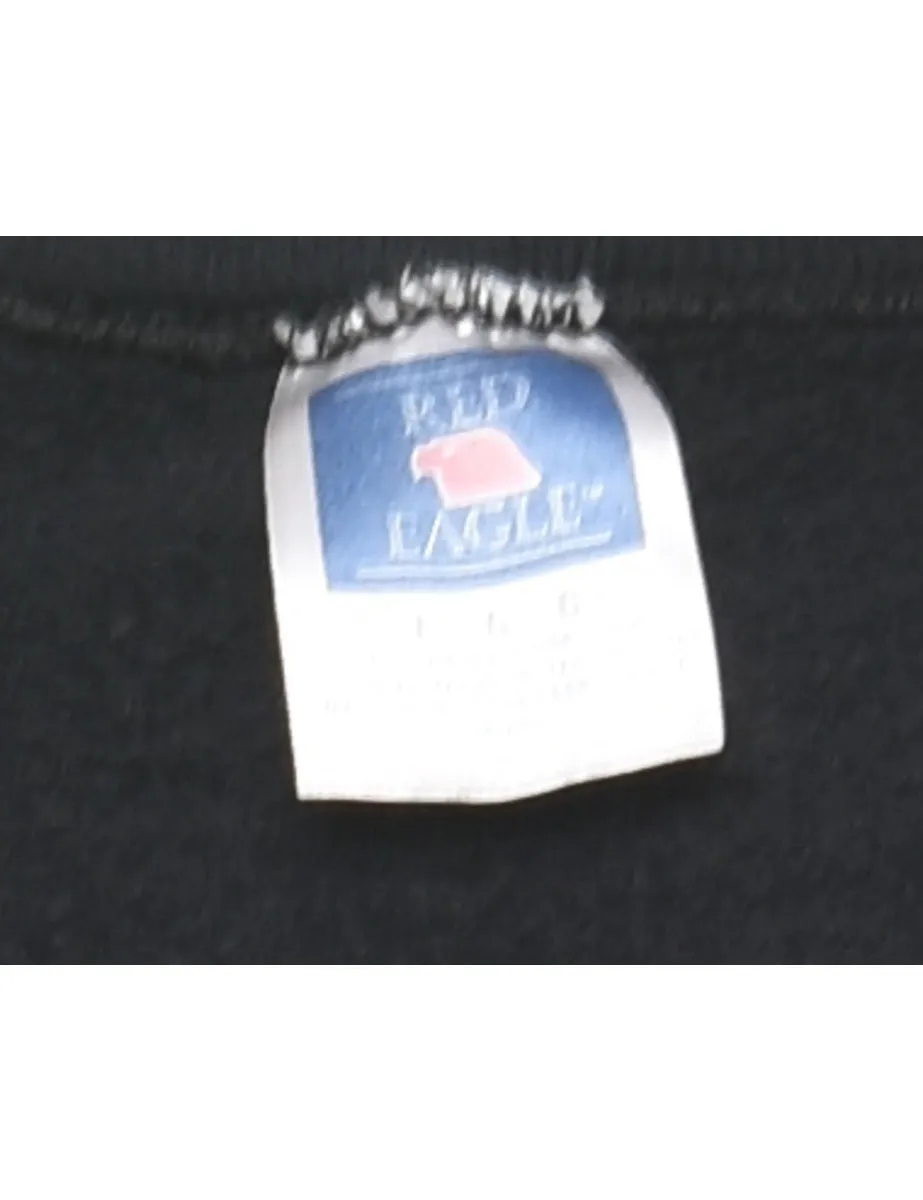 Black Classic Plain Sweatshirt - L