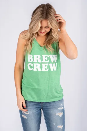 Brew Crew Green Unisex Tank