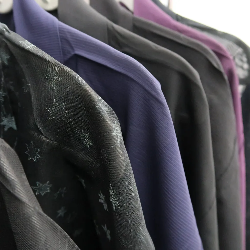 Bundle 12pcs Silk See-Through Haori Jacket Wholesale Bulk Free Shipping #425