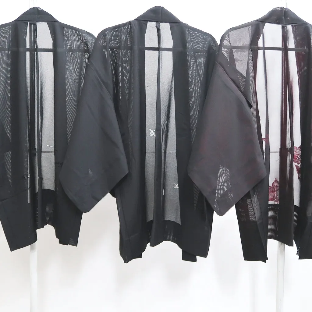 Bundle 12pcs Silk See-Through Haori Jacket Wholesale Bulk Free Shipping #472