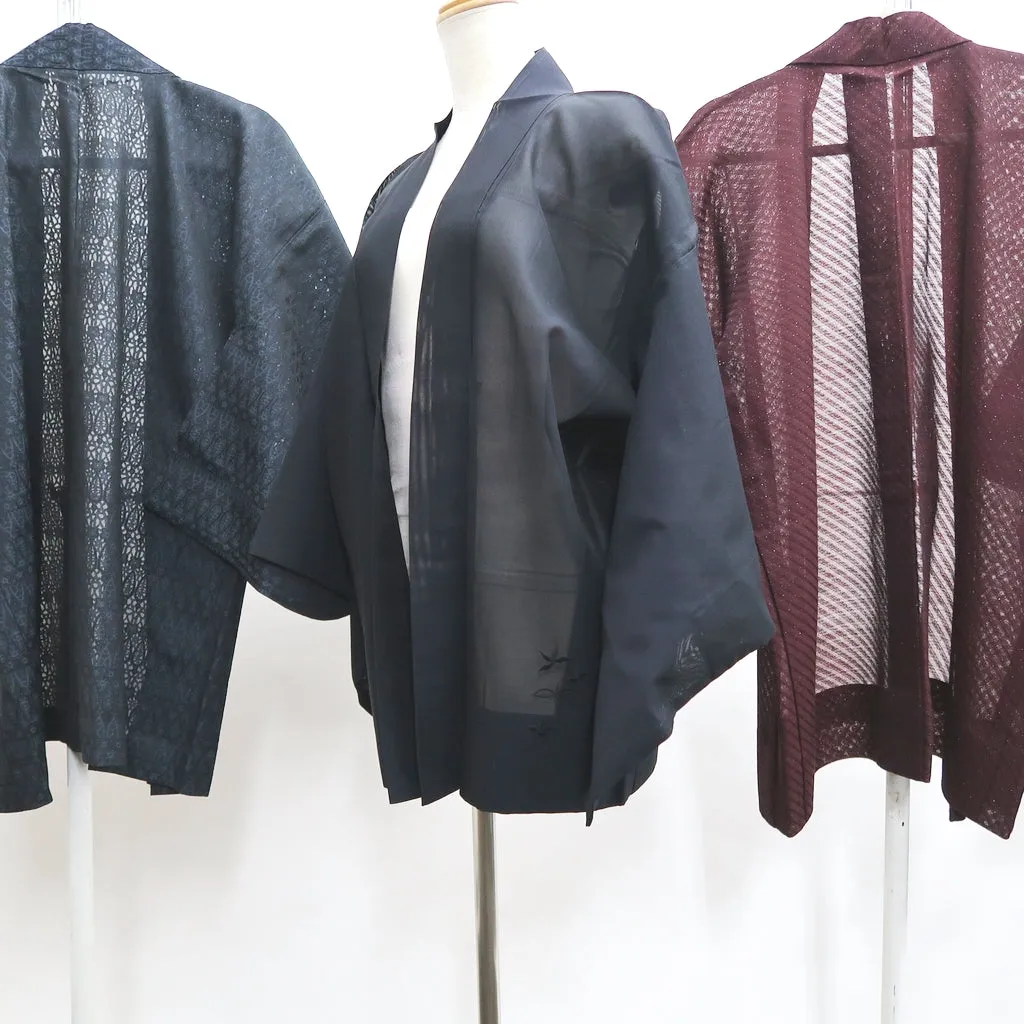 Bundle 12pcs Silk See-Through Haori Jacket Wholesale Bulk Free Shipping #472