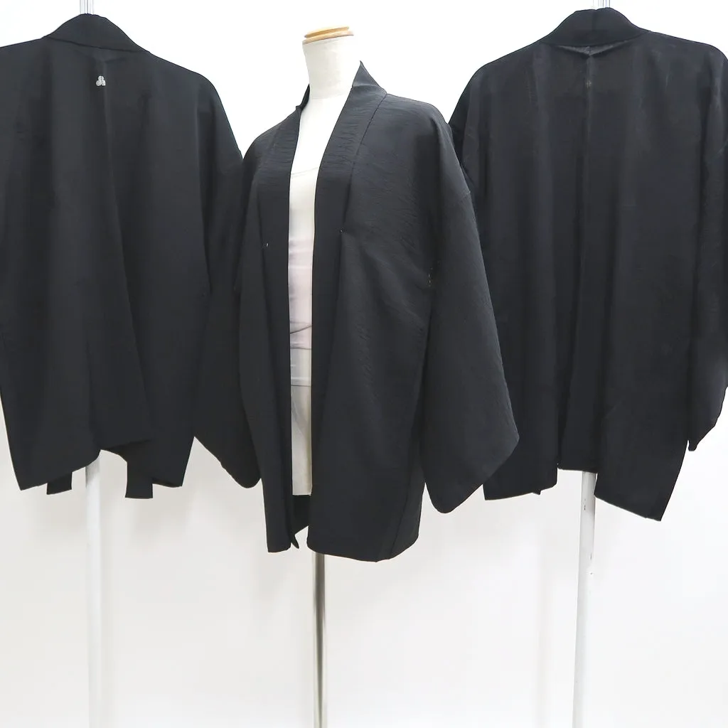 Bundle 15pcs Silk Black Haori Jacket Wholesale Bulk Free Shipping #382