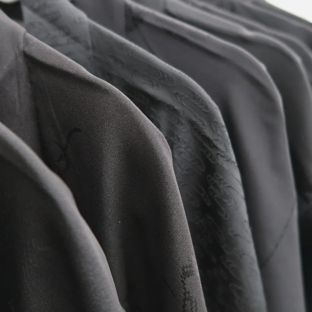 Bundle 15pcs Silk Black Haori Jacket Wholesale Bulk Free Shipping #382