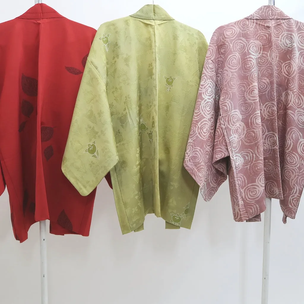 Bundle 15pcs Silk Haori Jacket Wholesale Bulk Free Shipping #499