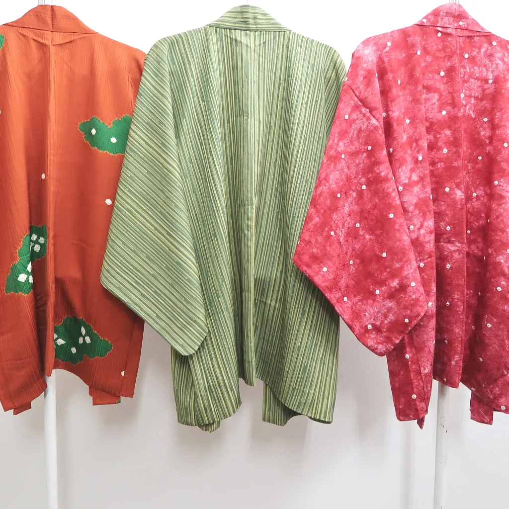 Bundle 15pcs Silk Haori Jacket Wholesale Bulk Free Shipping #575