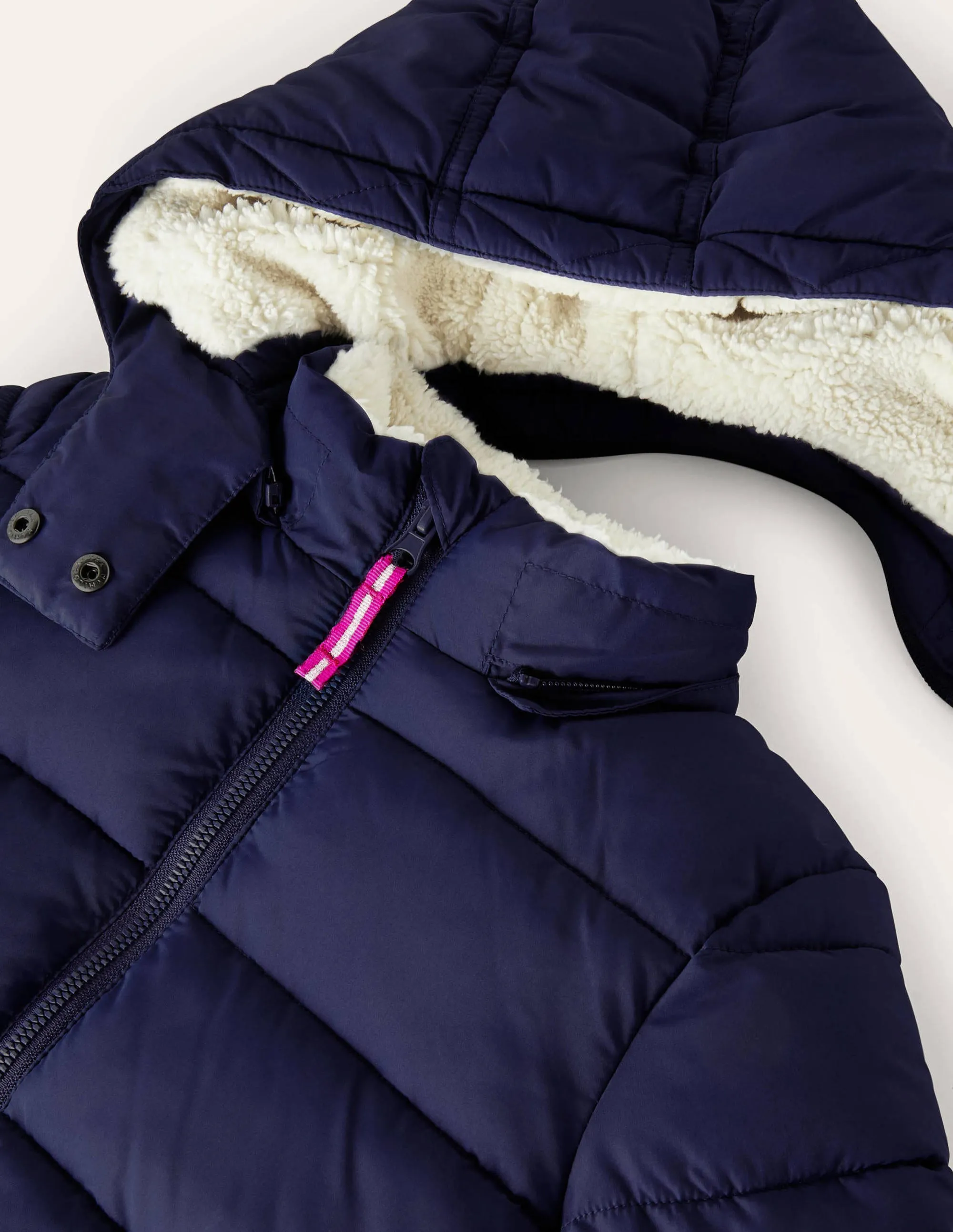 Cosy Padded Jacket-College Navy