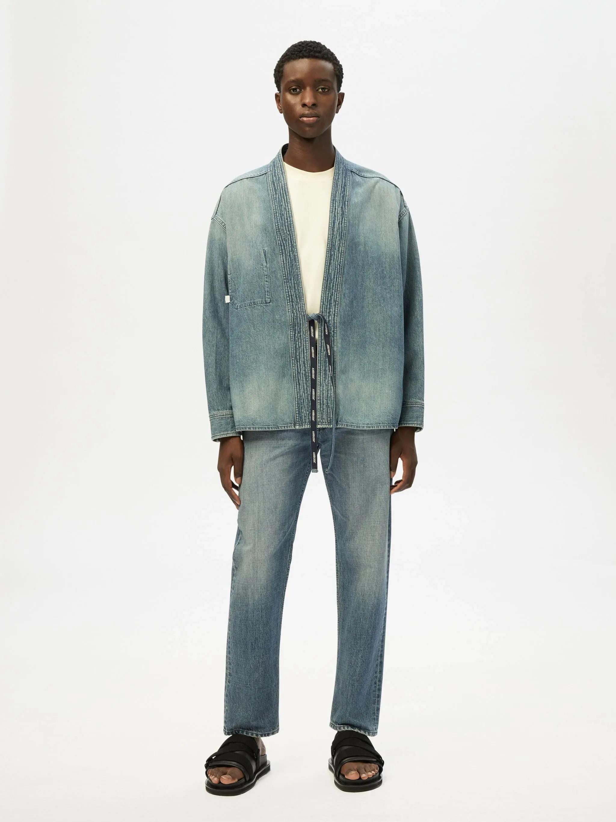 DENIM KIMONO JACKET