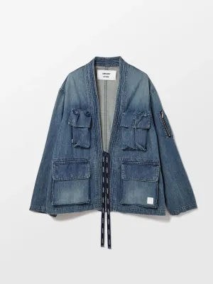 DENIM KIMONO JACKET