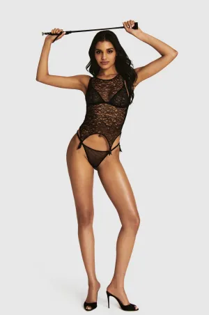 ENCHANTE LACE GARTER TANK
