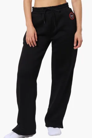 Fahrenheit Tie Waist Basic Sweatpants - Black