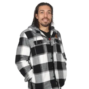 Flames Starter Sherpa Lined Plaid Jacket