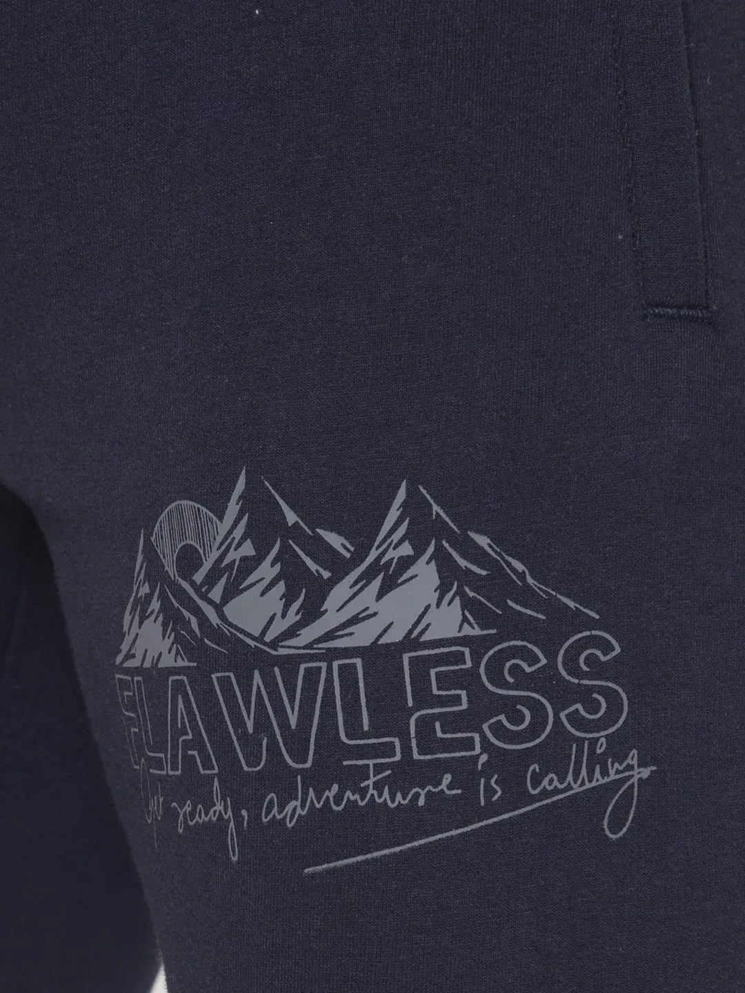 Flawless Letest Navy Men's Jogger