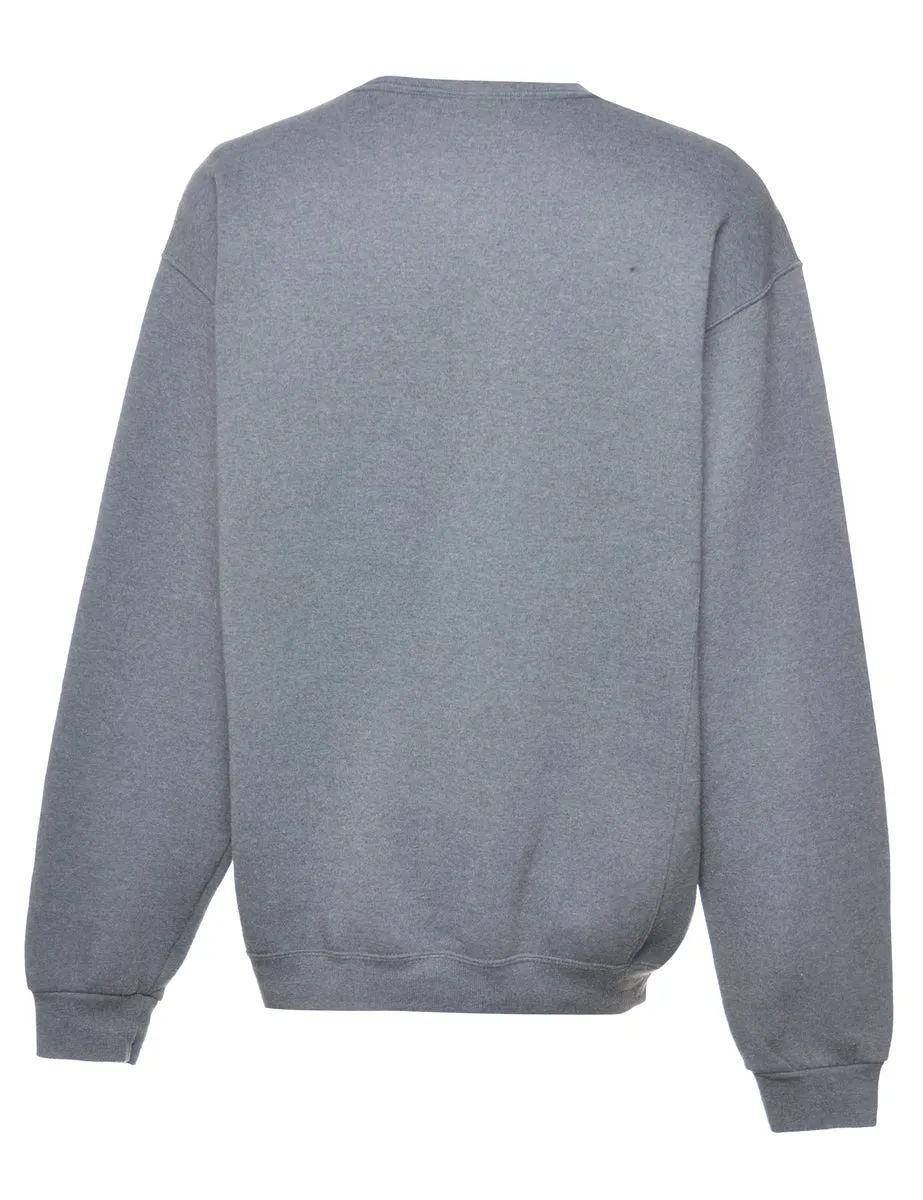 Football Eagles Printed Sweatshirt - L