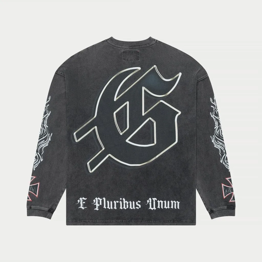 Godspeed Rocker LS T-Shirt (Grey Wash)