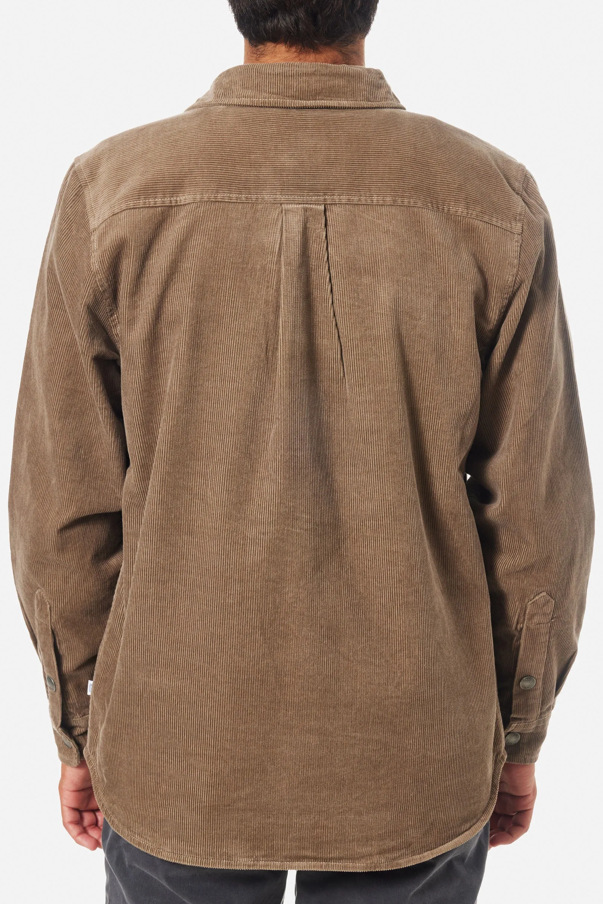 HAROLD CORDUROY JACKET - Grey Rock