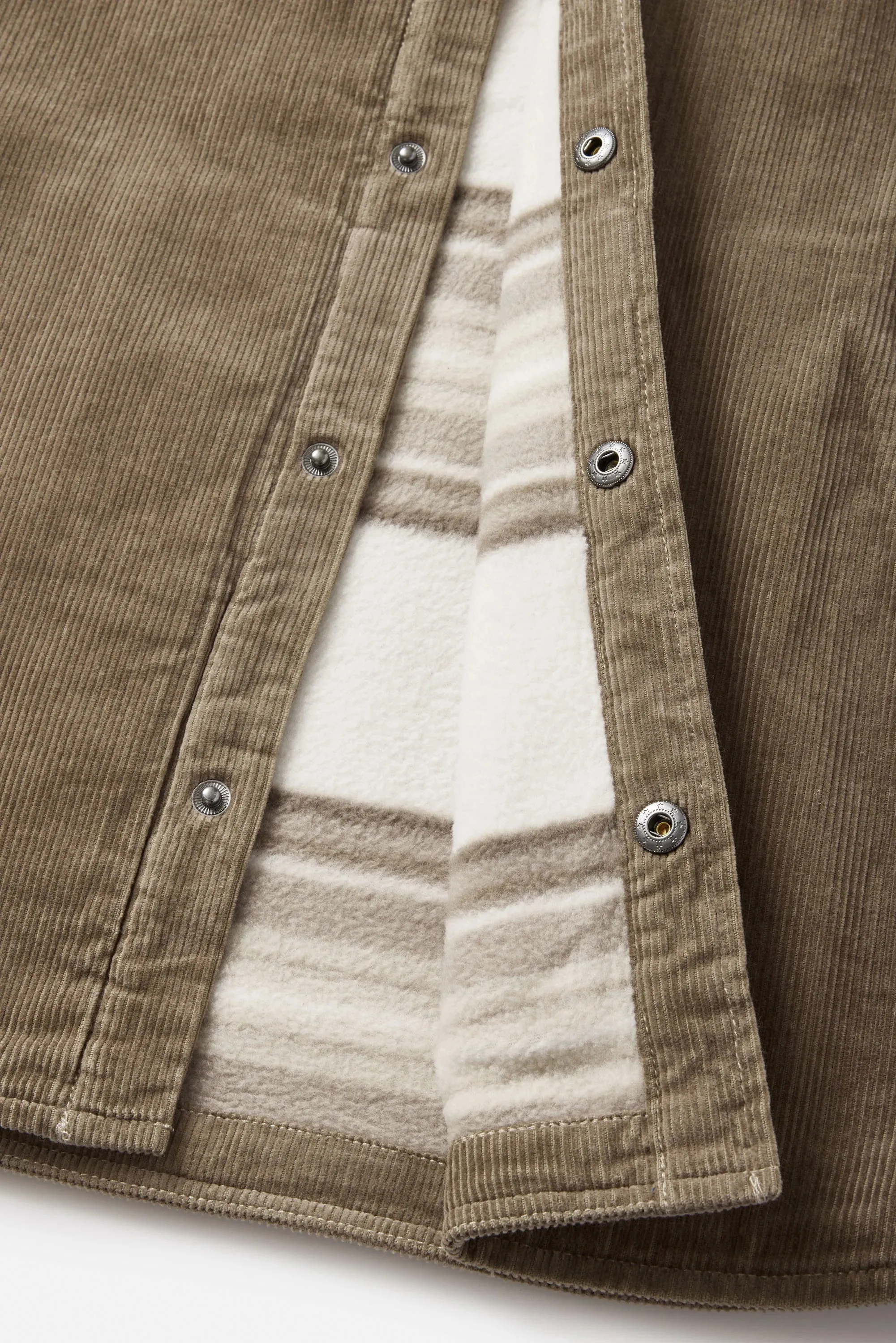 HAROLD CORDUROY JACKET - Grey Rock