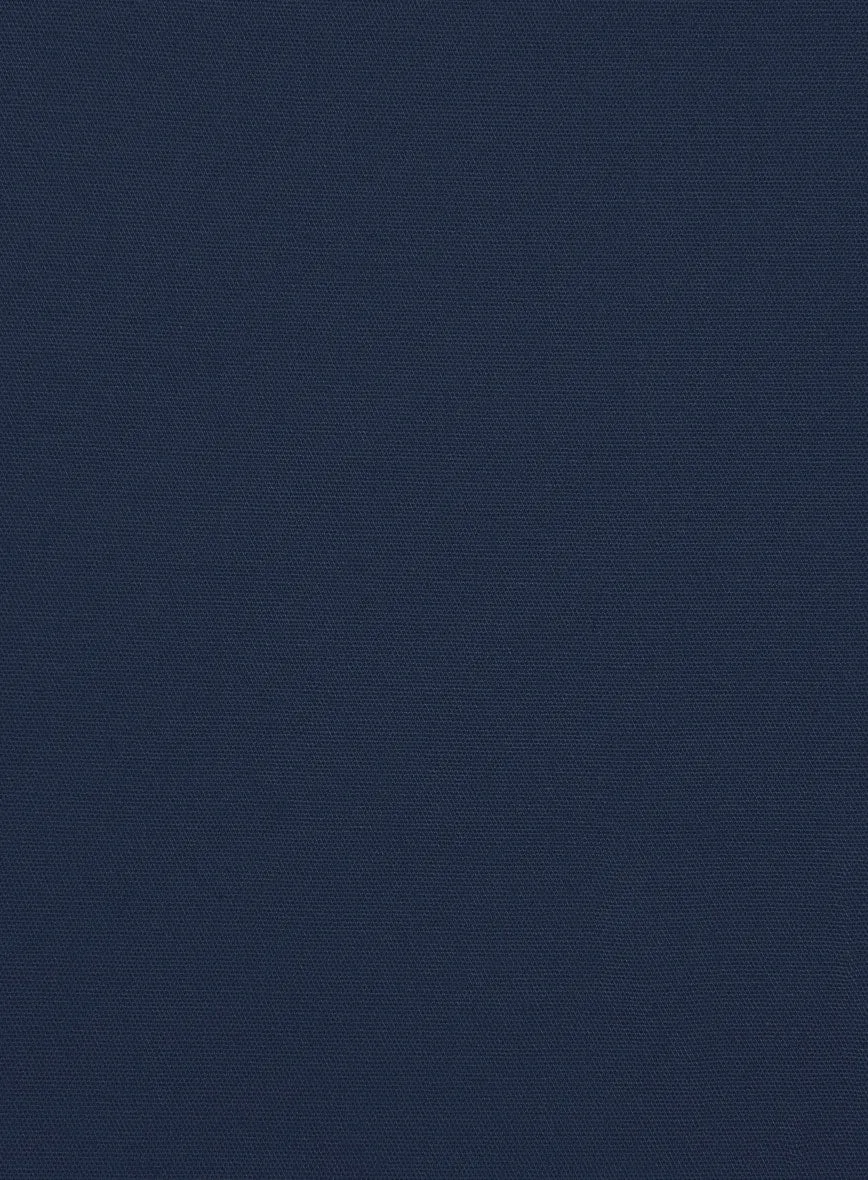 Italian Navy Blue Cotton Stretch Jacket