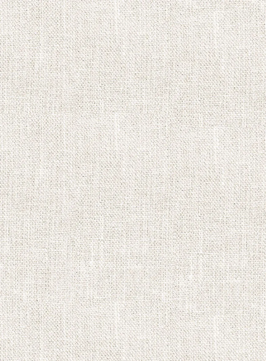Italian Prato Beige Sharkskin Linen Jacket