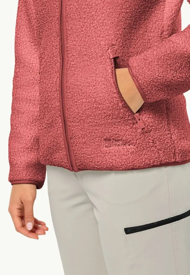 Jack Wolfskin Ladies  High Curl Fleece Jacket