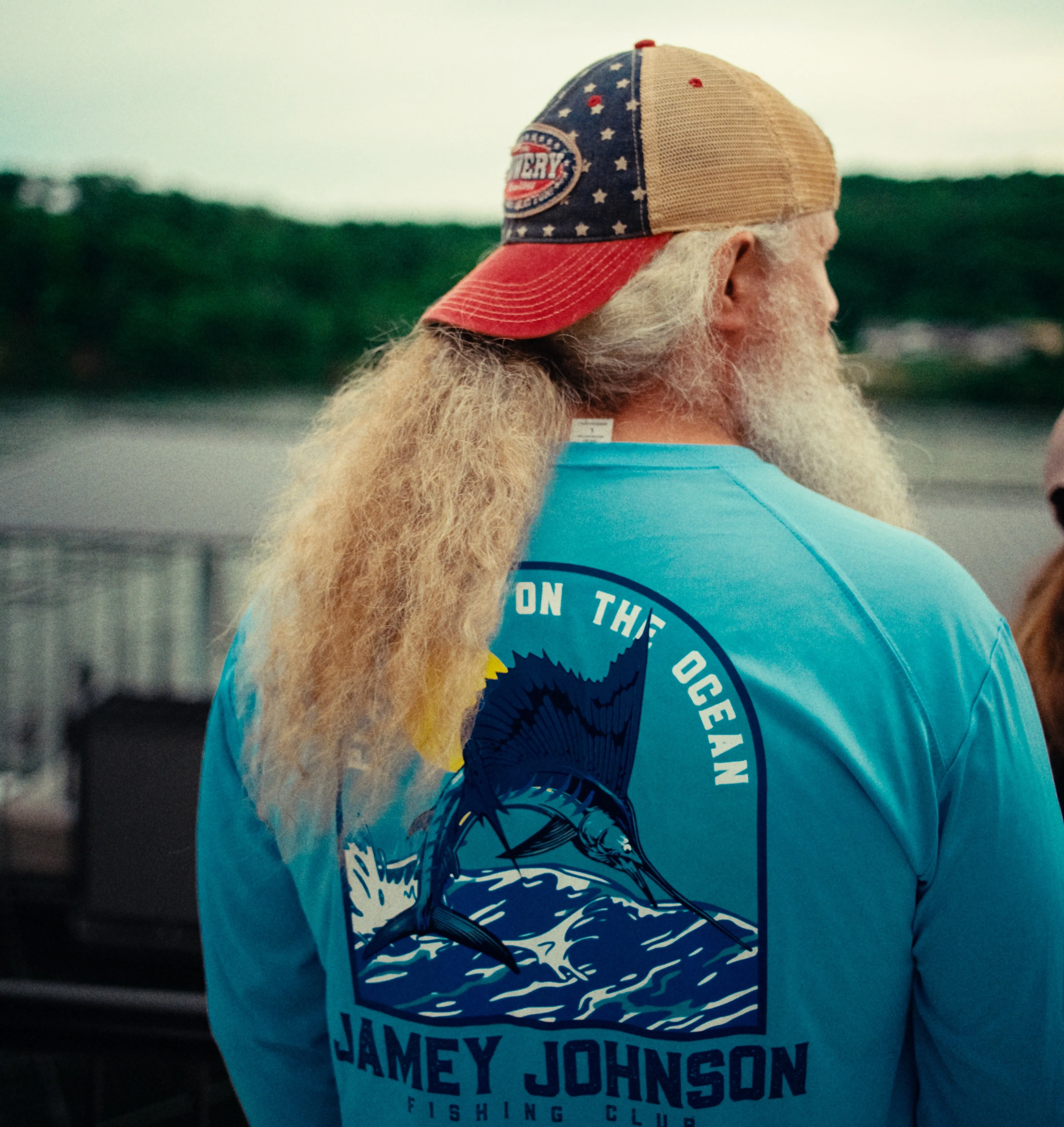 Jamey Johnson Fishing Club Long Sleeve Shirt (UPF 50 )
