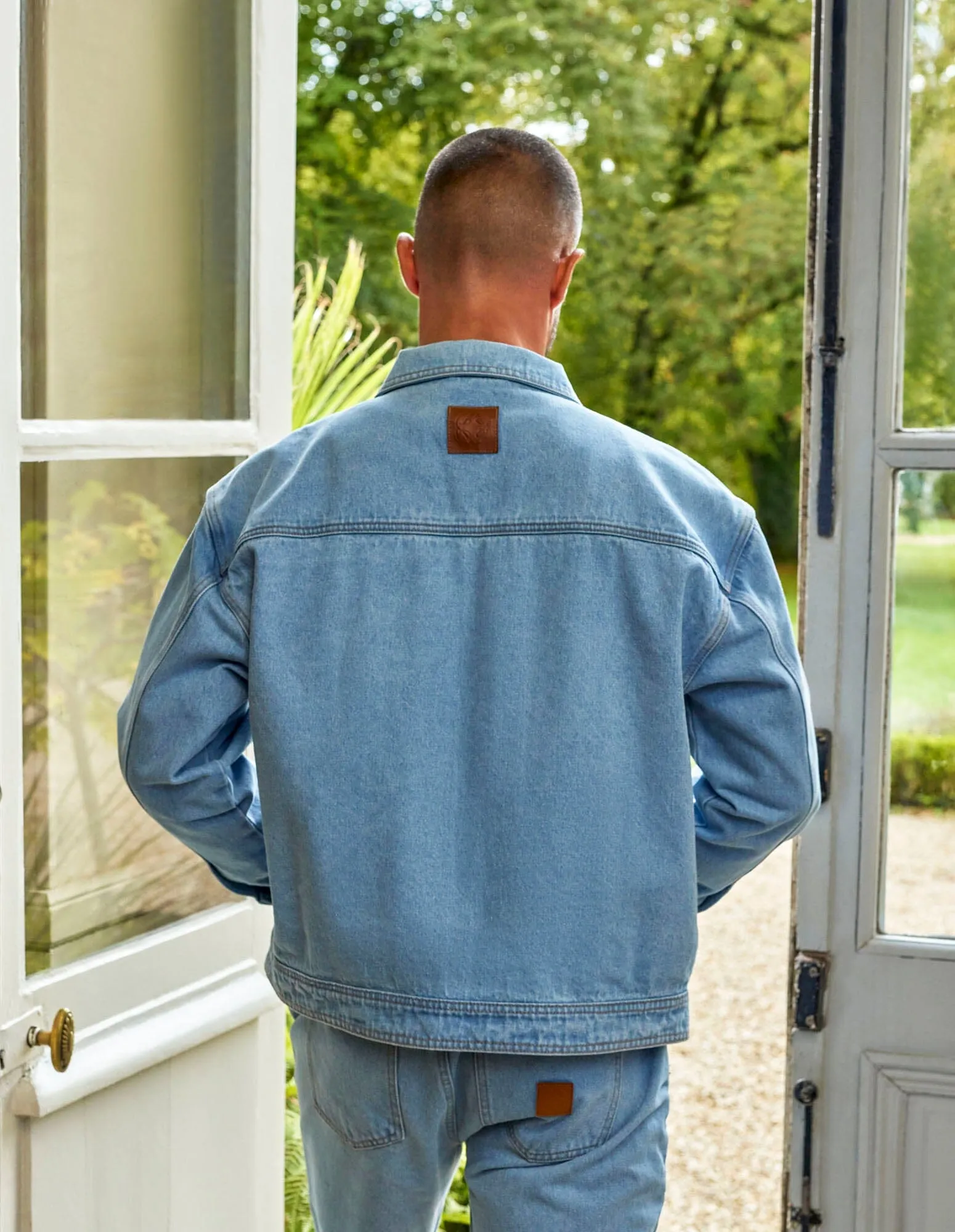 Lightwash Blue Relaxed Fit Denim Jacket