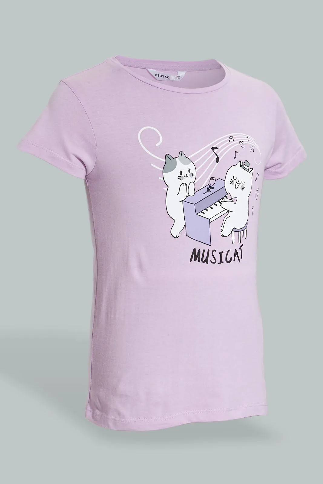 Lilac Musicat Pyjama Set (2 Piece)