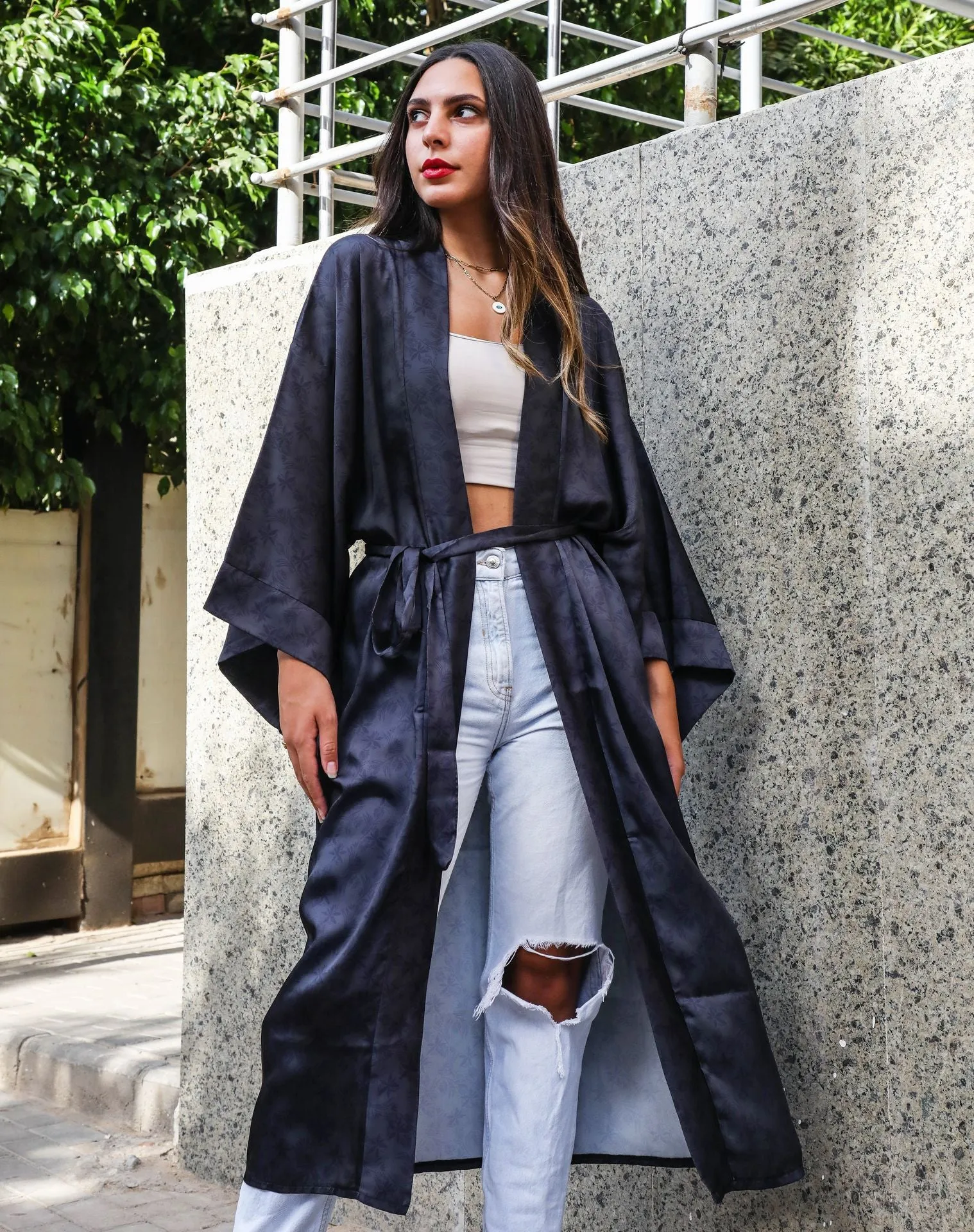 Lilium Kimono Black