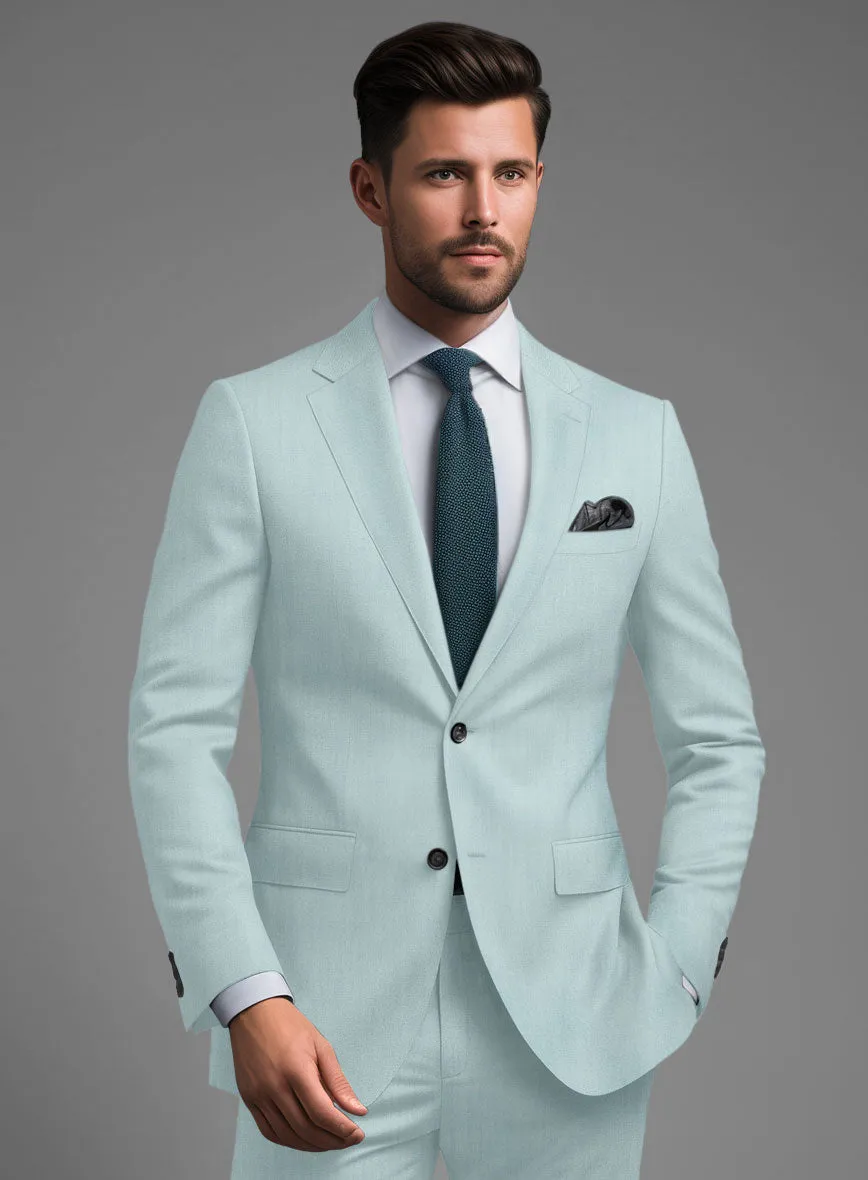Marco Stretch Light Blue Wool Jacket