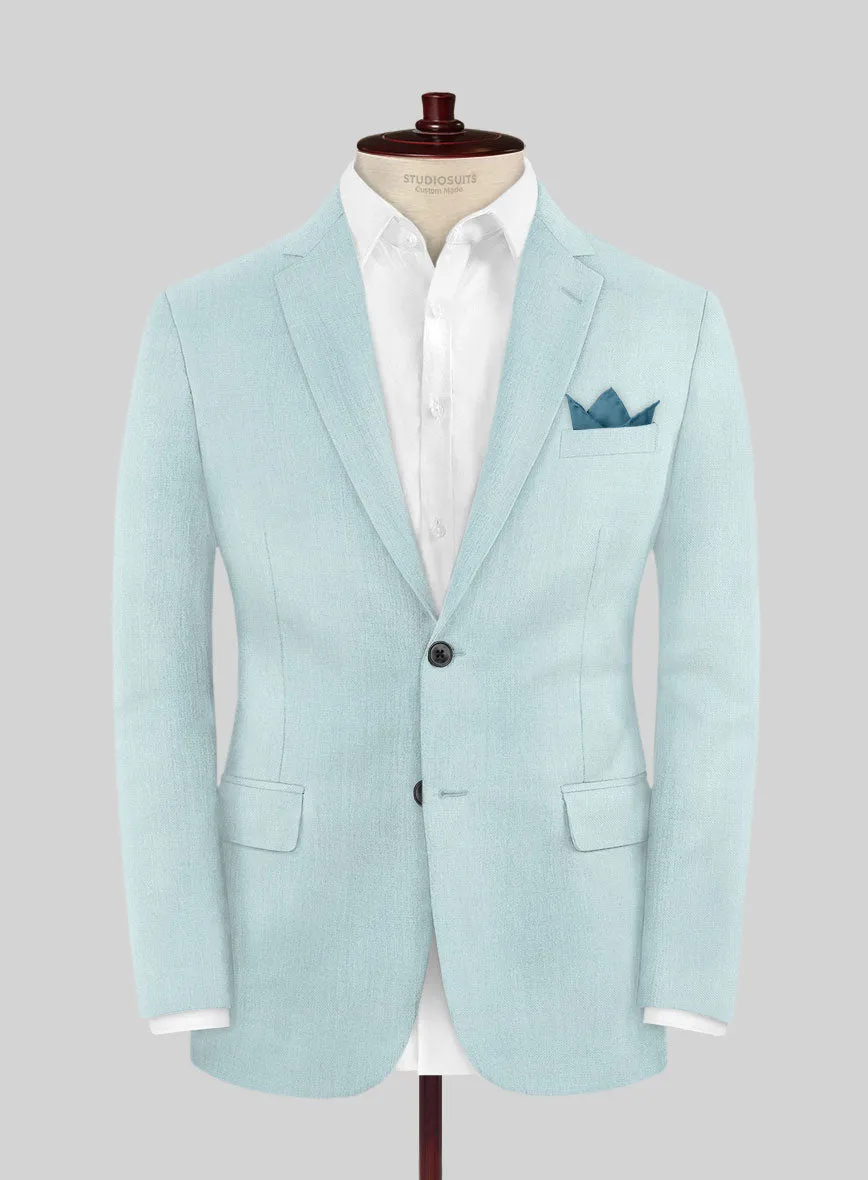 Marco Stretch Light Blue Wool Jacket